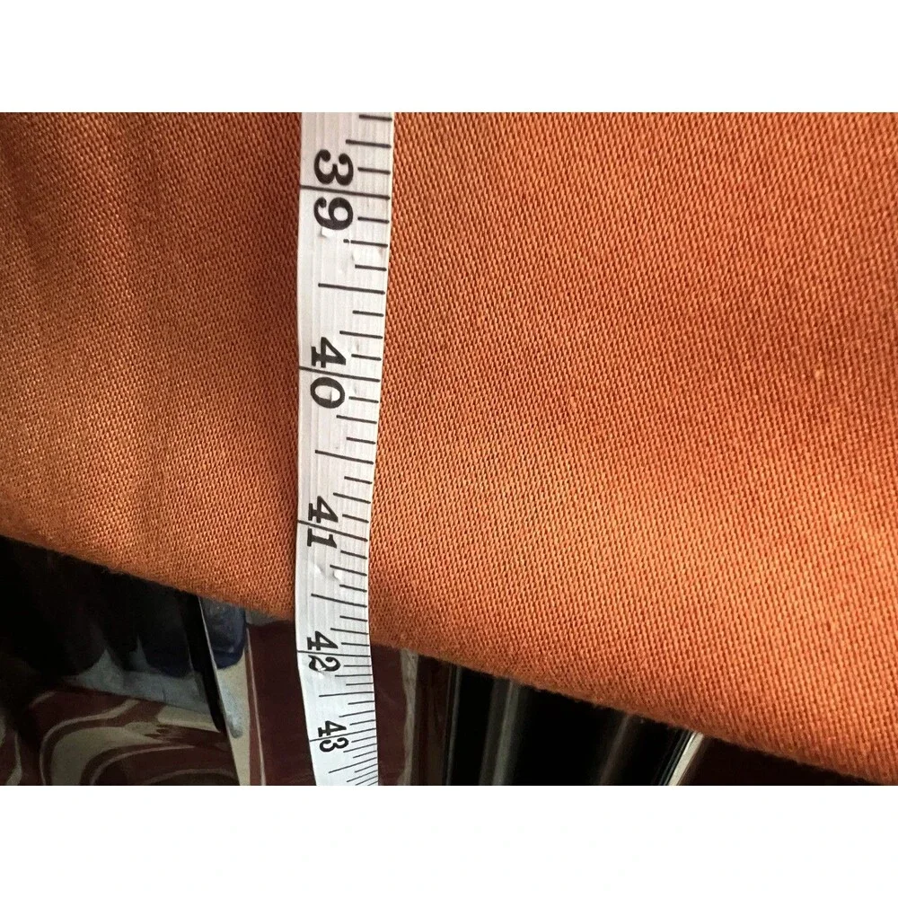 Williams Sonoma Jacquard Tablecloth 60x84 fall harvest Pumpkin orange